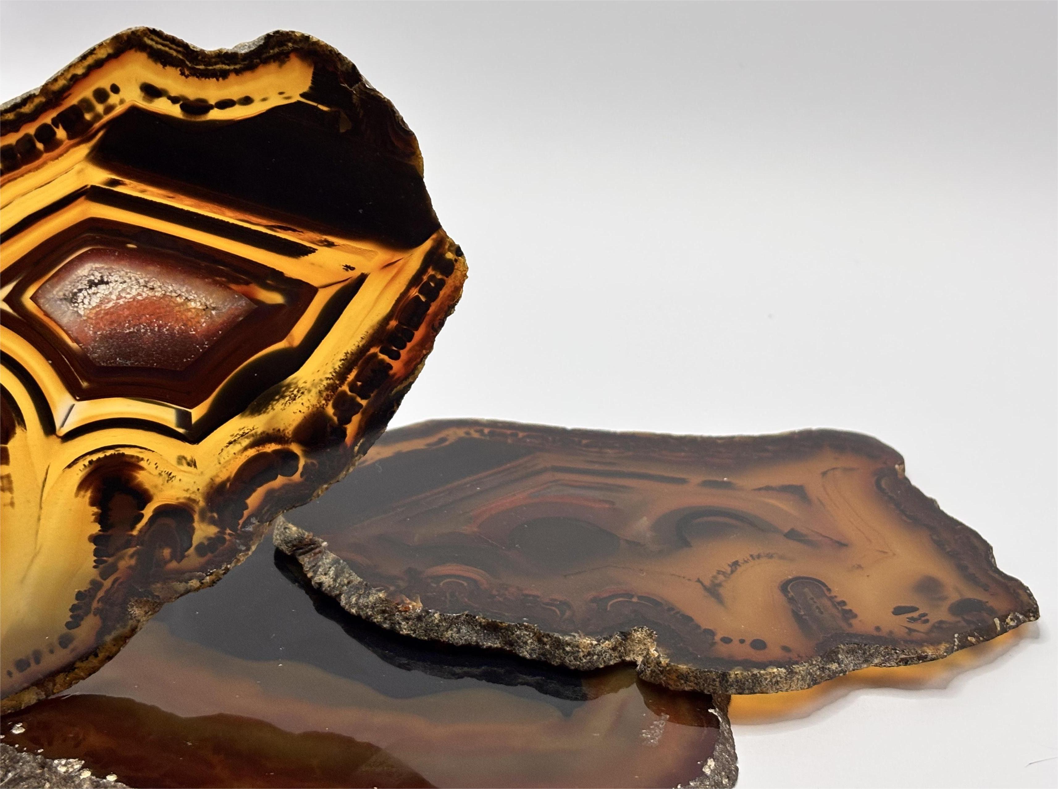 Fatia de Ágata Polida