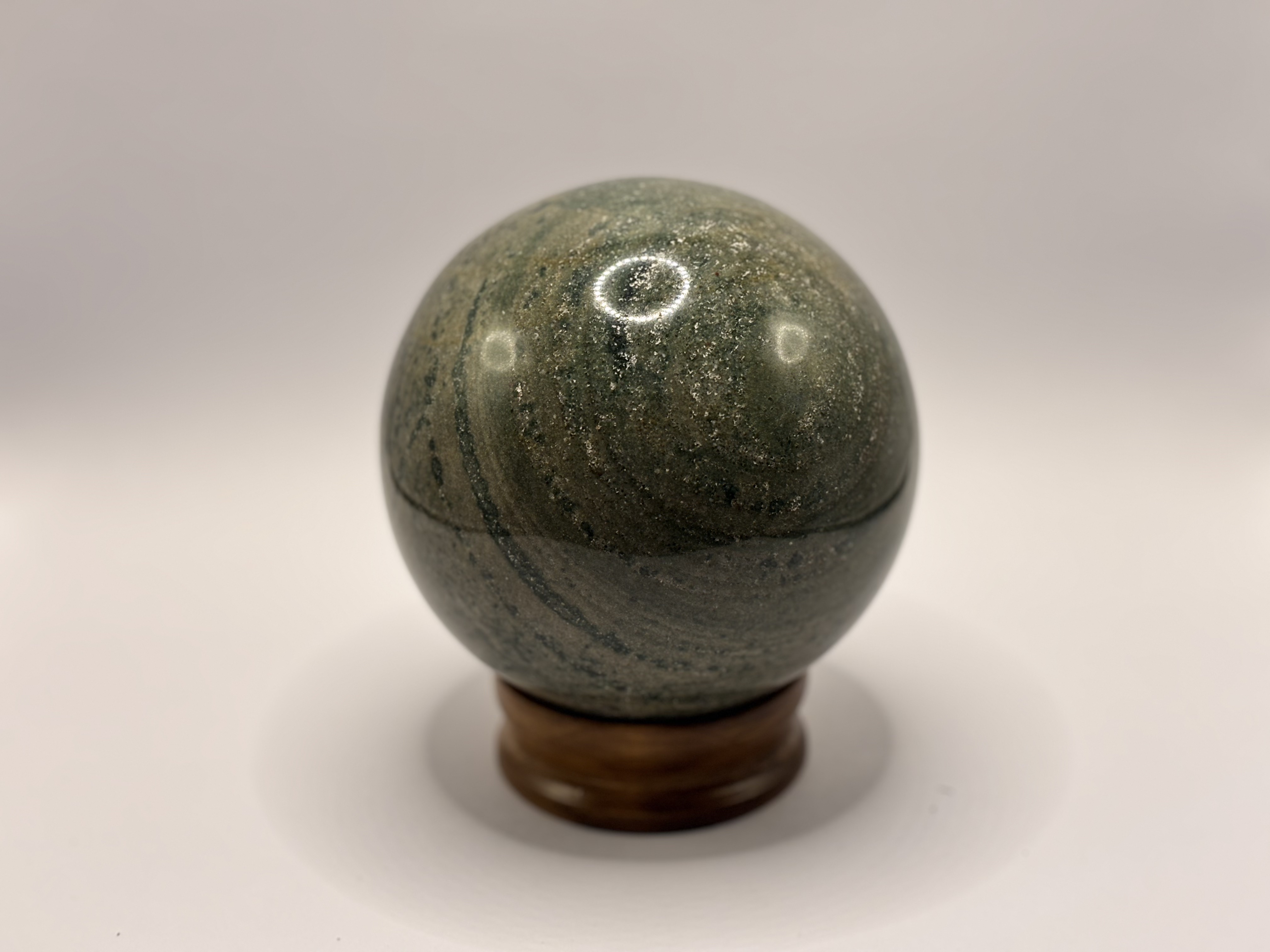 Esfera de Pedra quartzo verde 