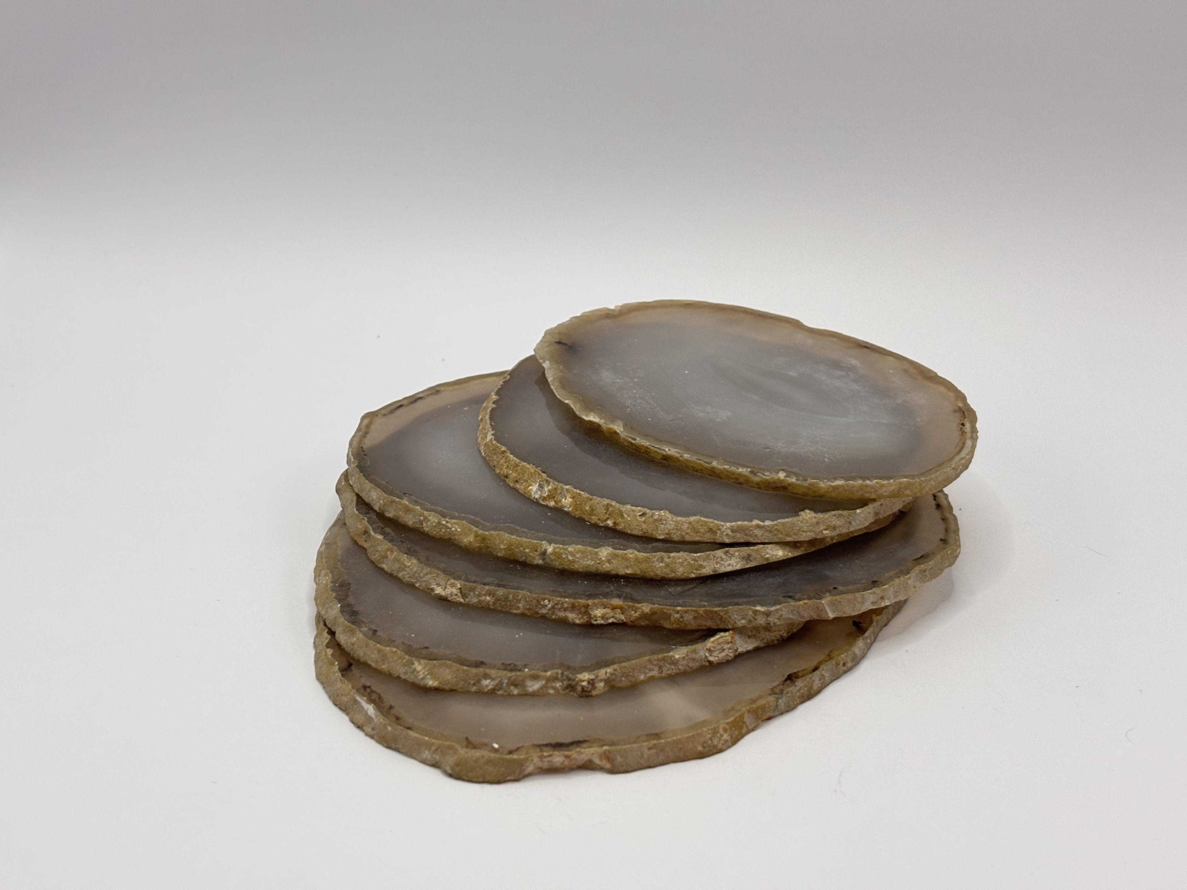 Conjunto de porta-copos de ágata