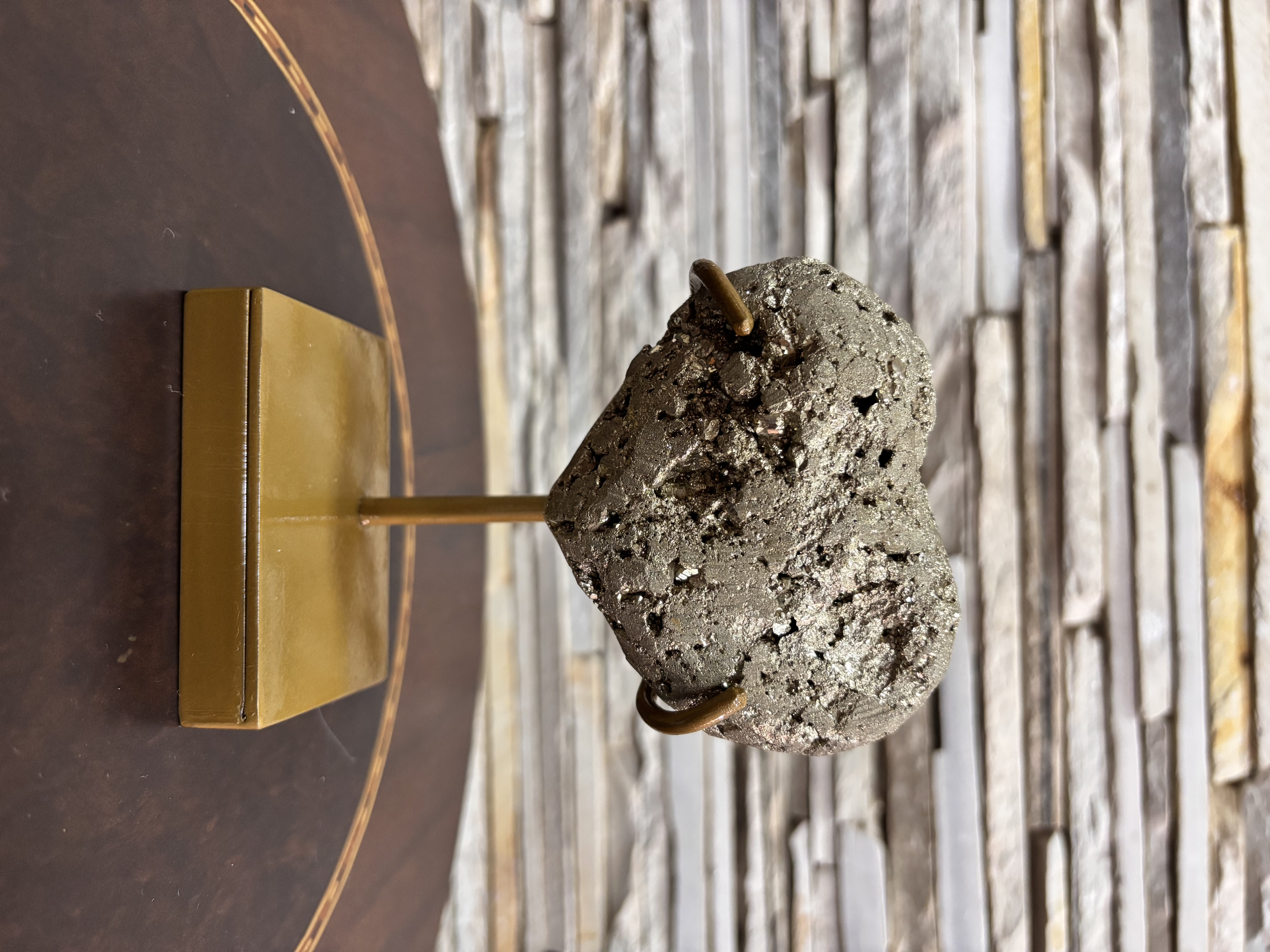 Pirita em exposição