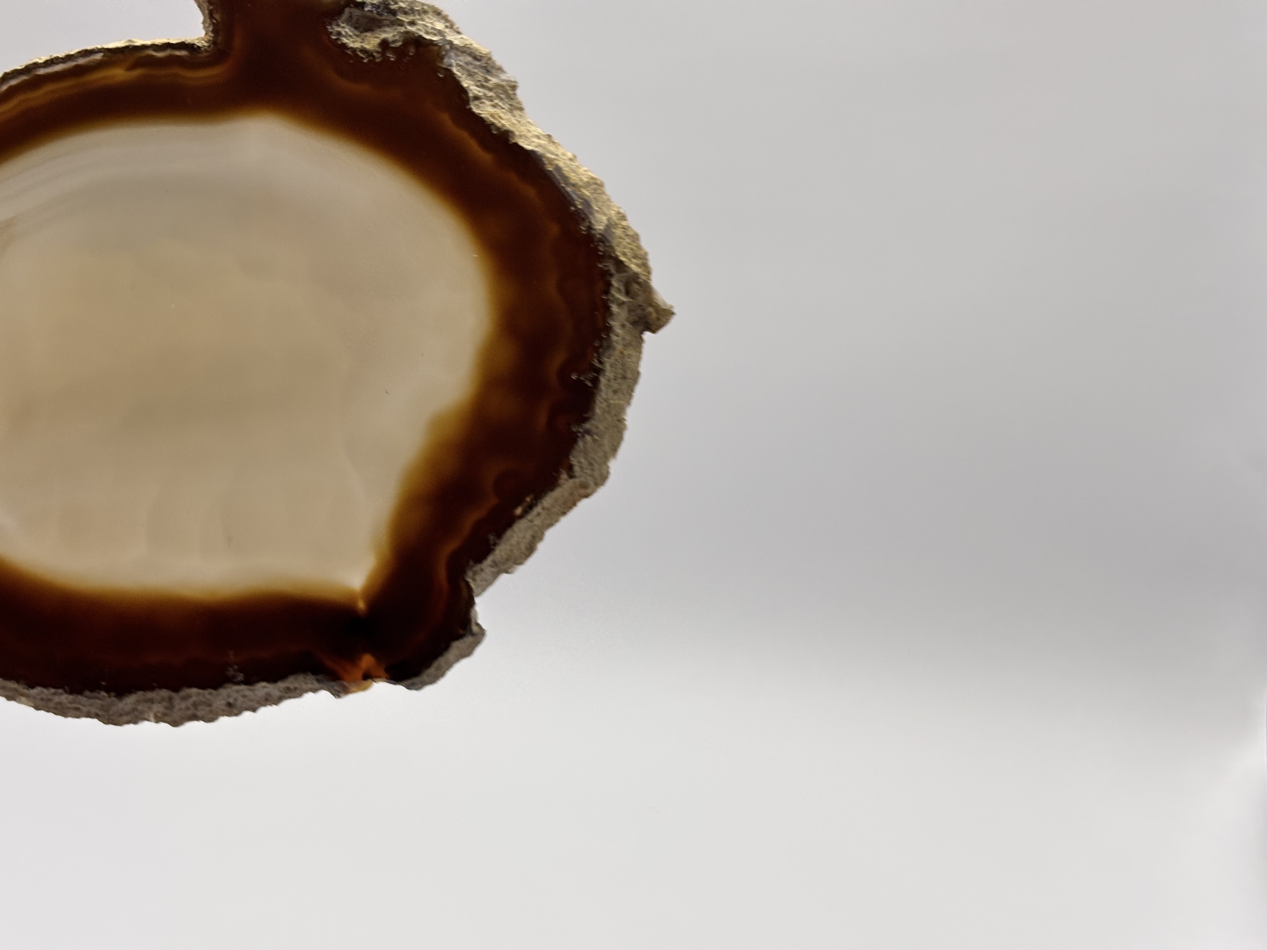 Slice de ágata natural