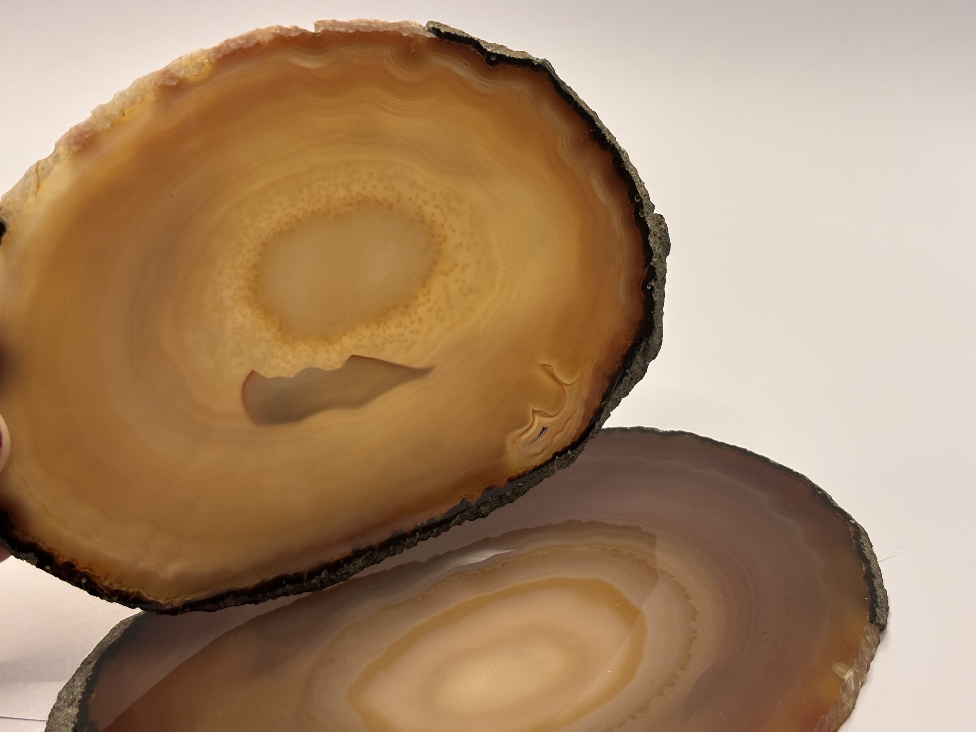 Fatia de ágata natural