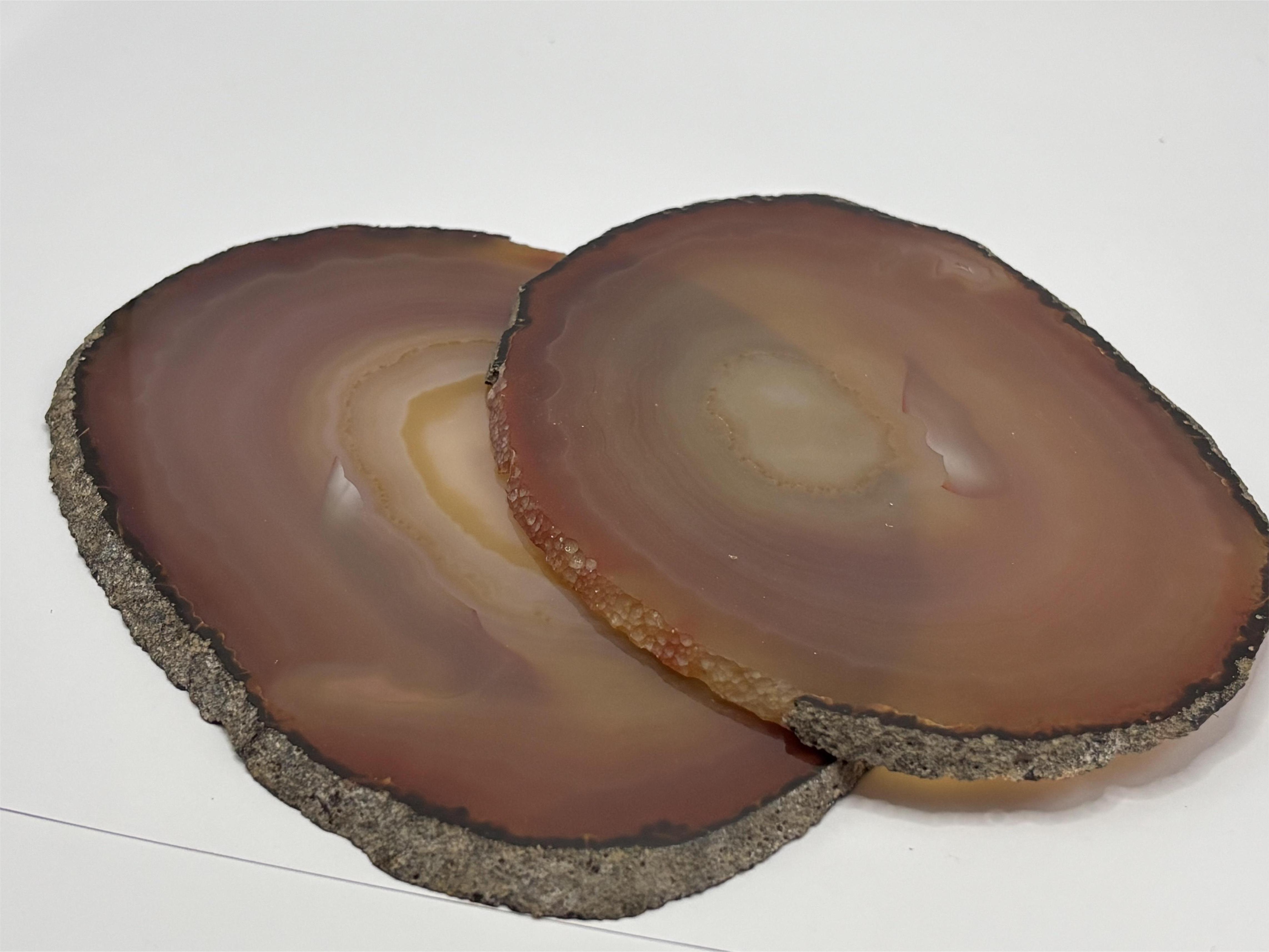 Fatia de ágata natural