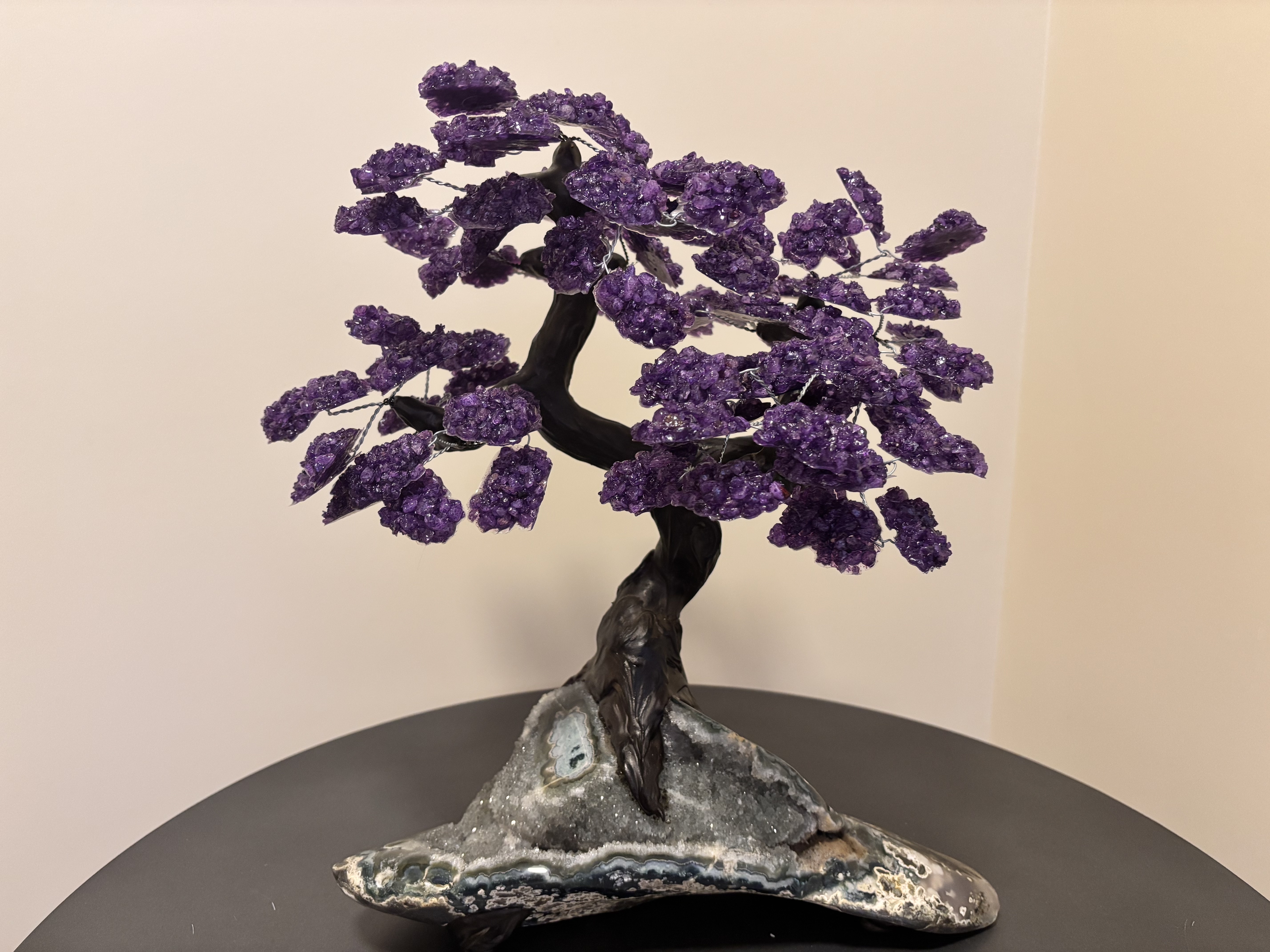 Árvore de cristais amatista