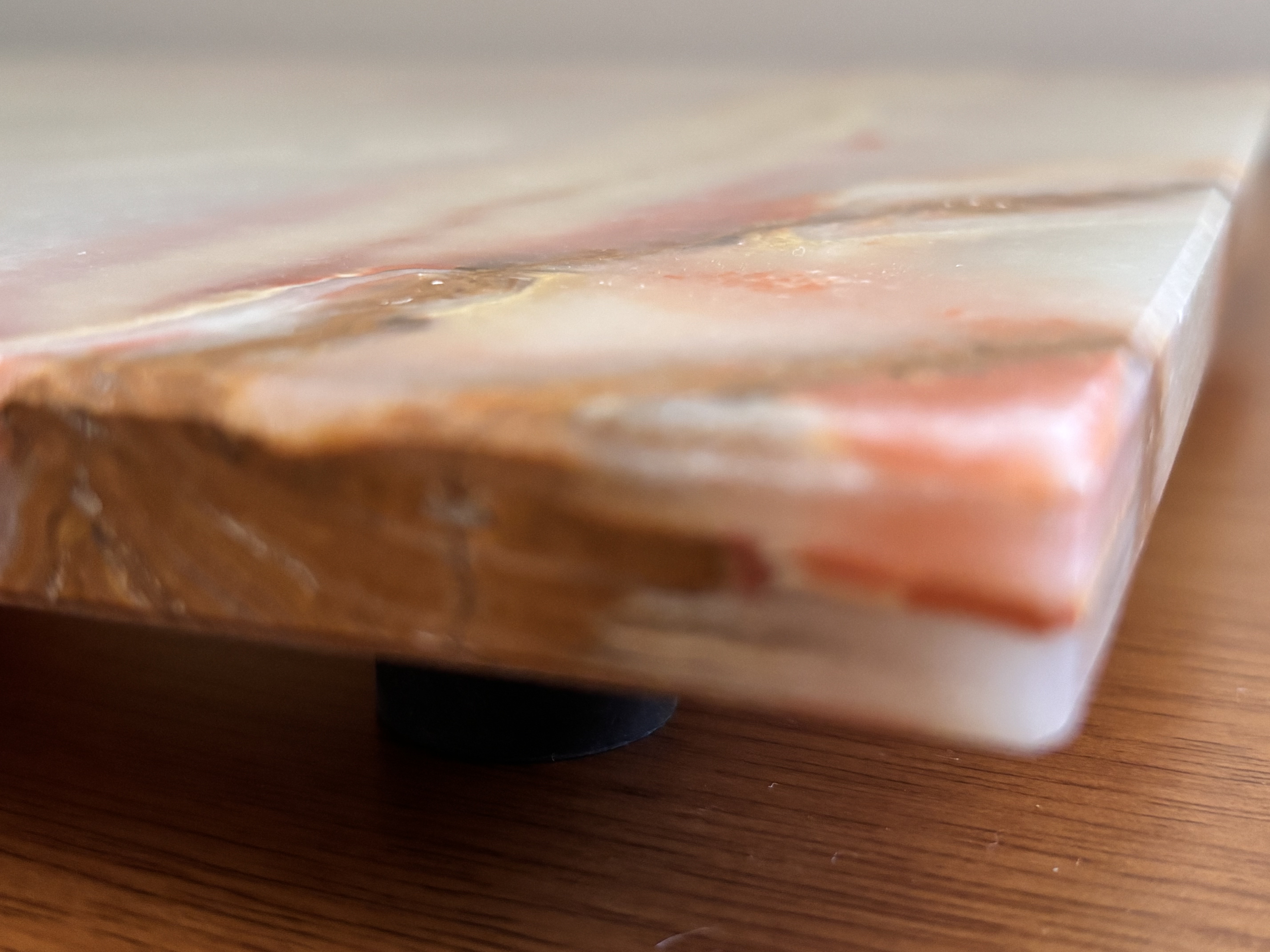 Placa de ônix decorativo