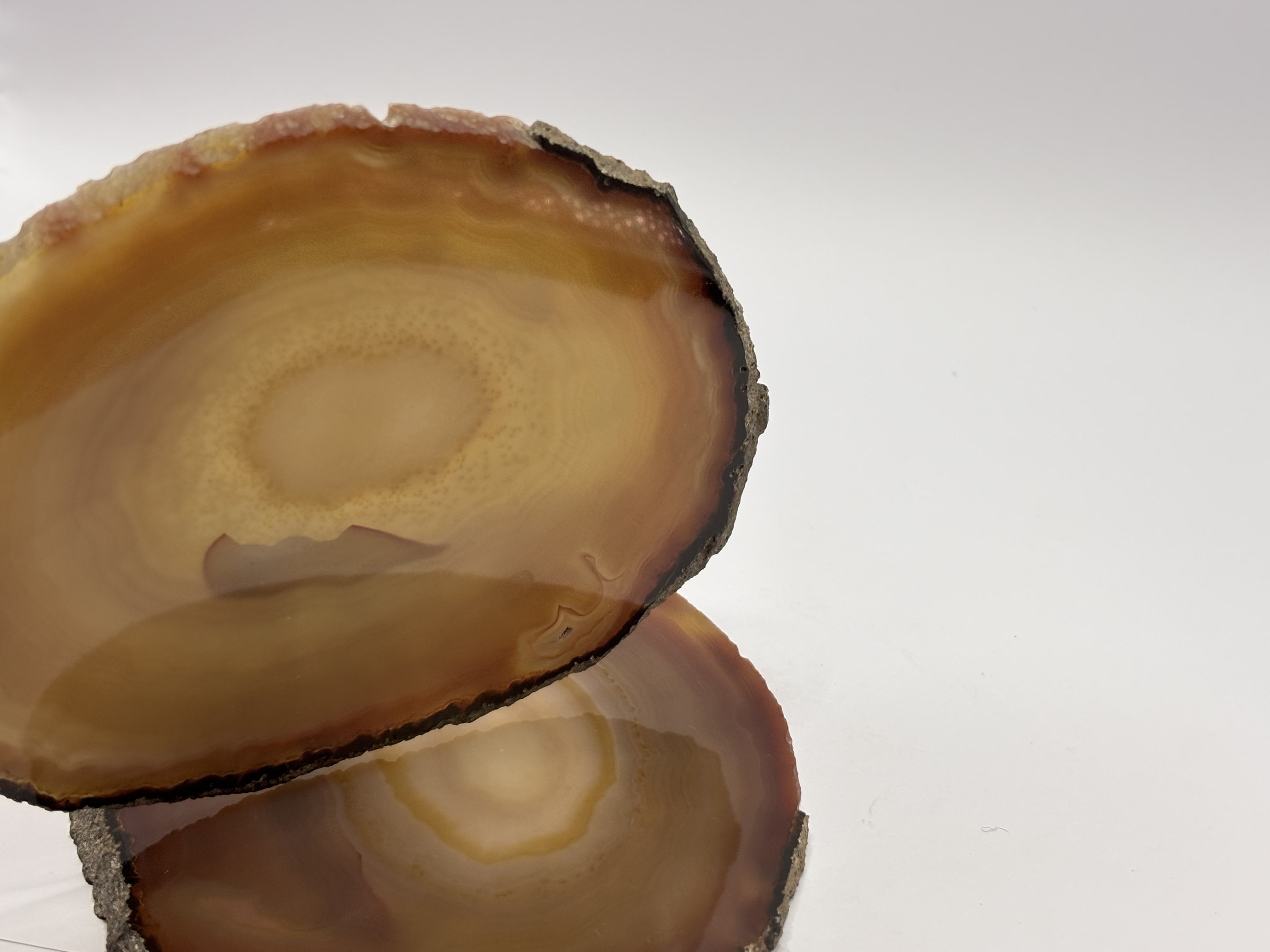 Fatia de ágata natural