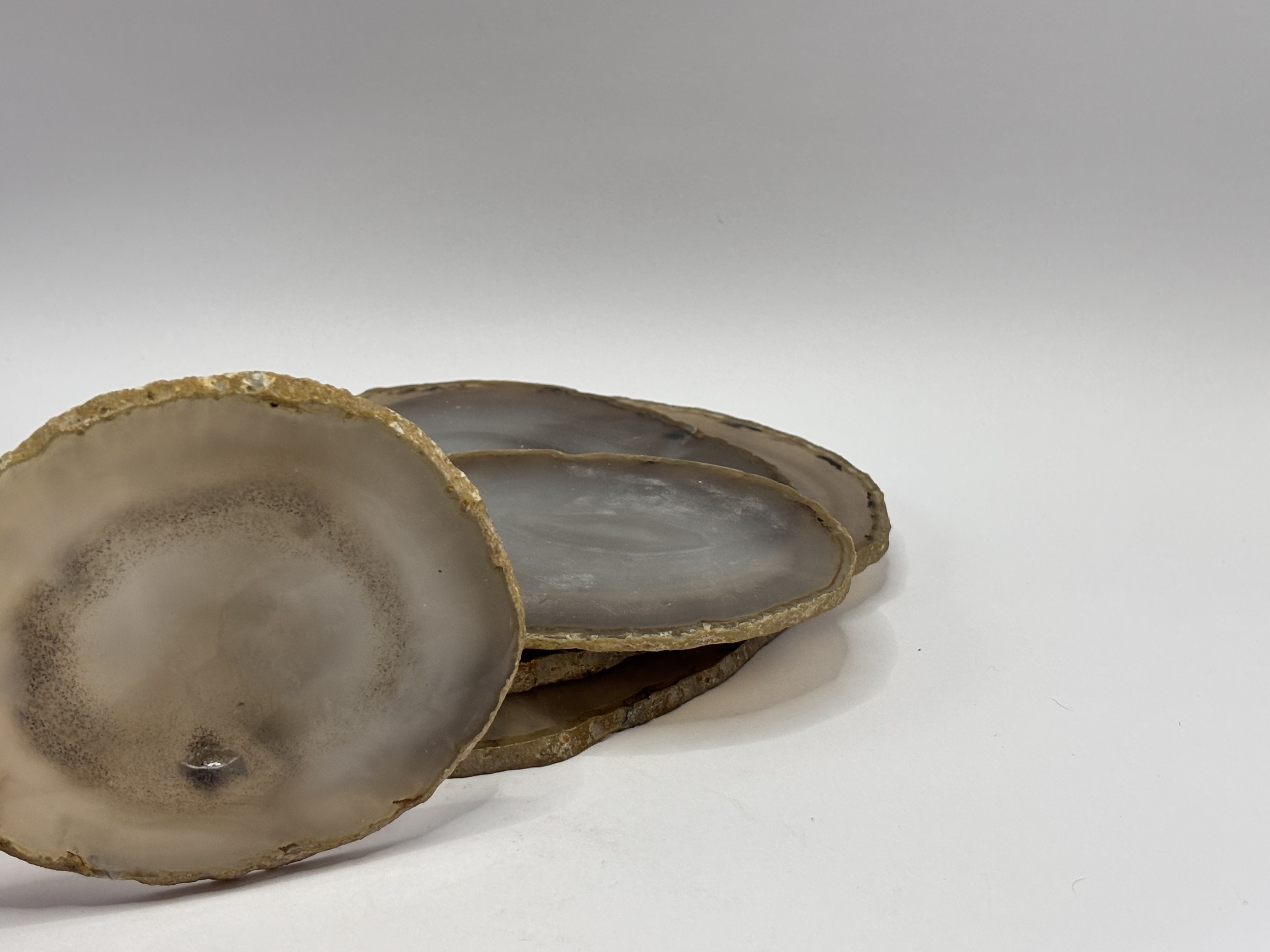 Conjunto de porta-copos de ágata