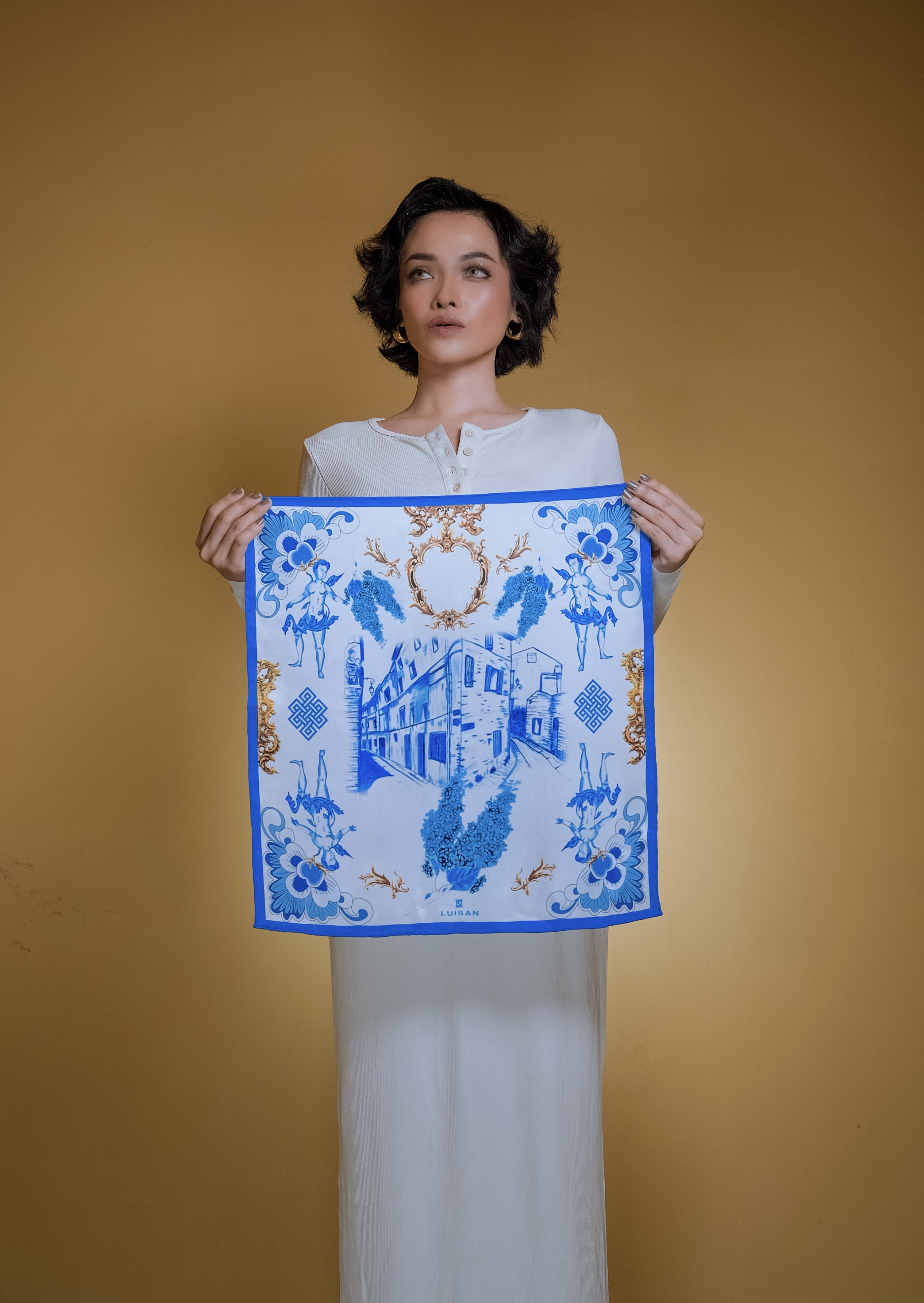 48 x 48 Silk Scarf Mini Provence