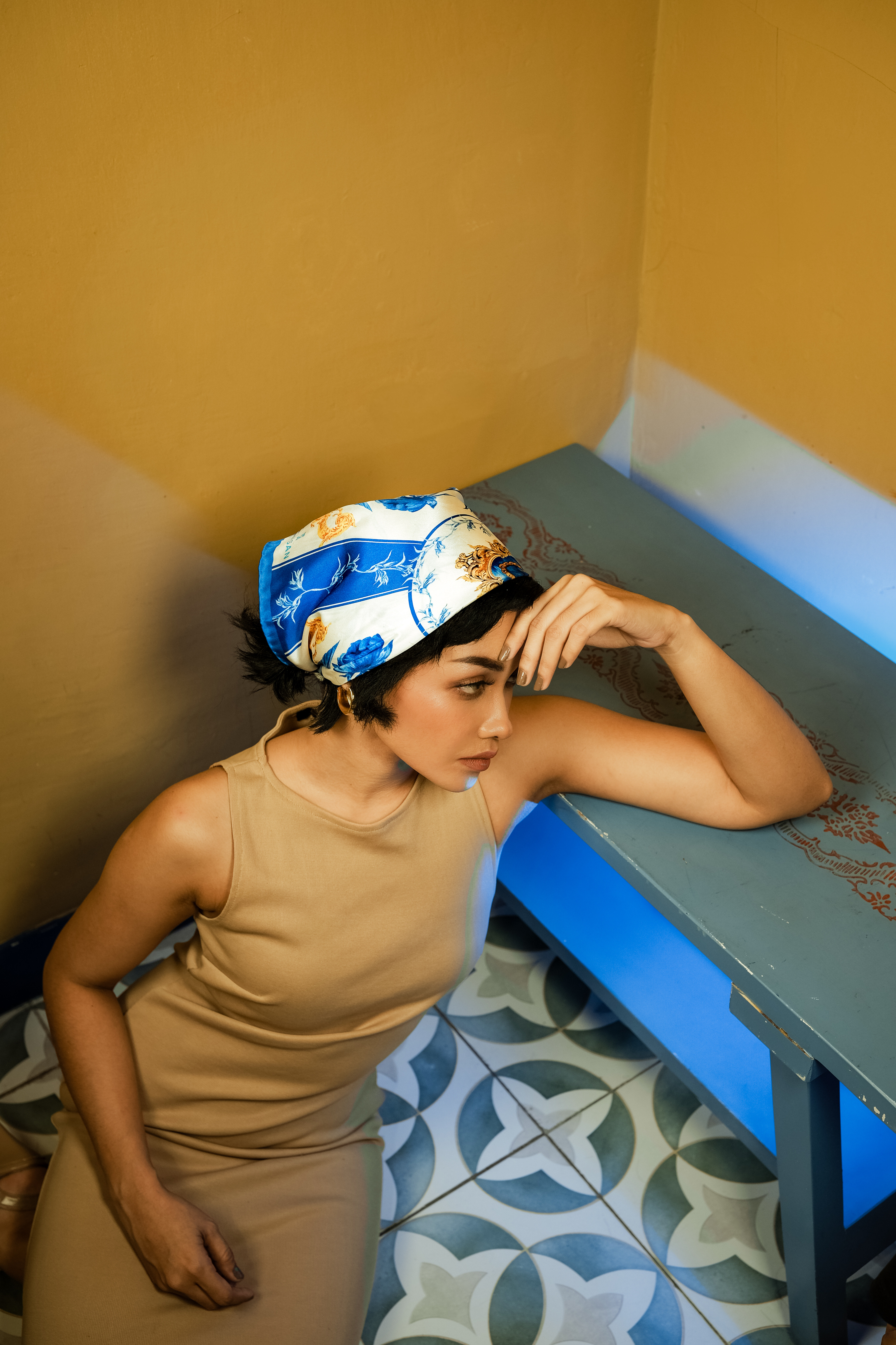 48 x 48 Silk Scarf Mini Sérénité