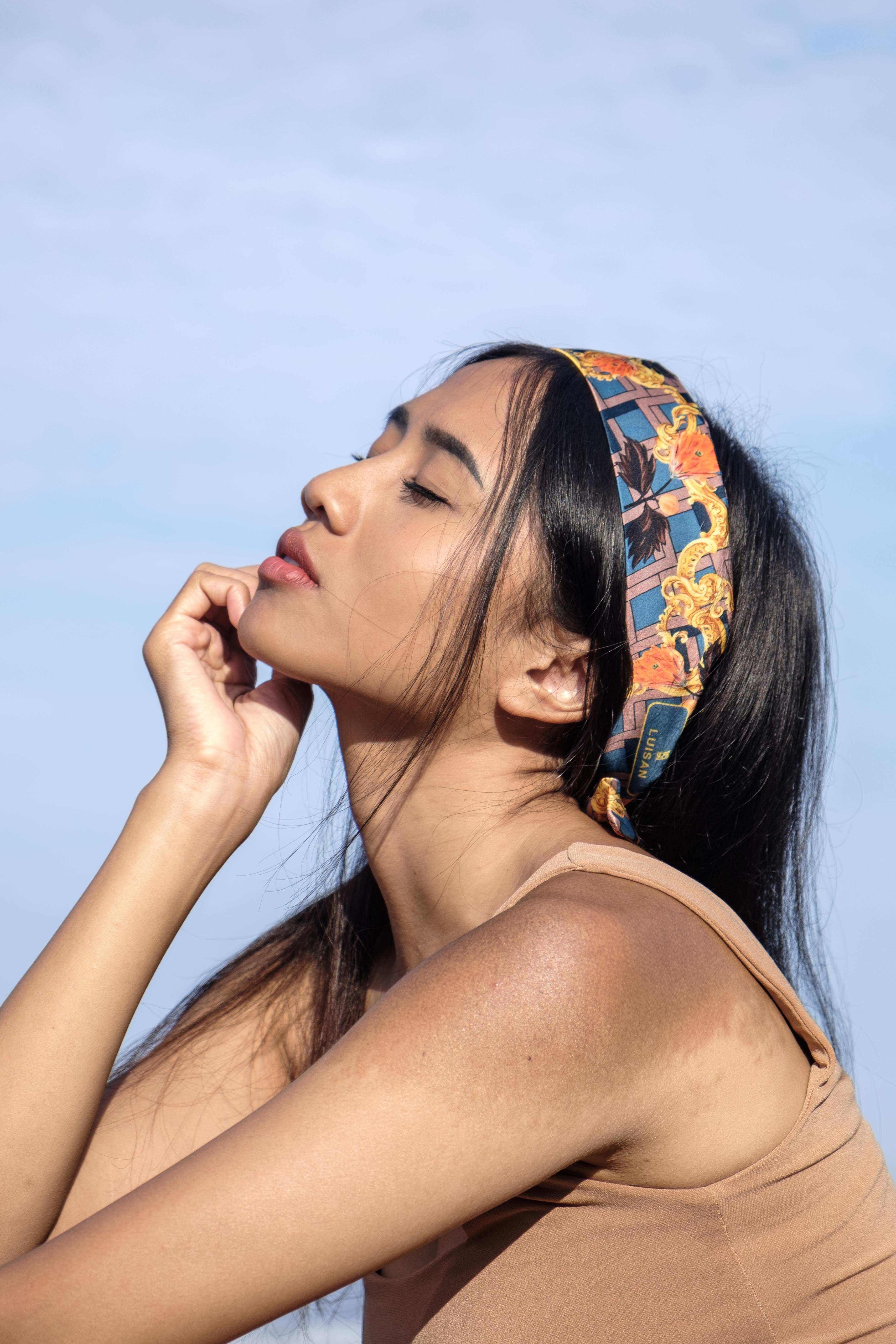 Skinny Scarf Bandana Les Fleurs