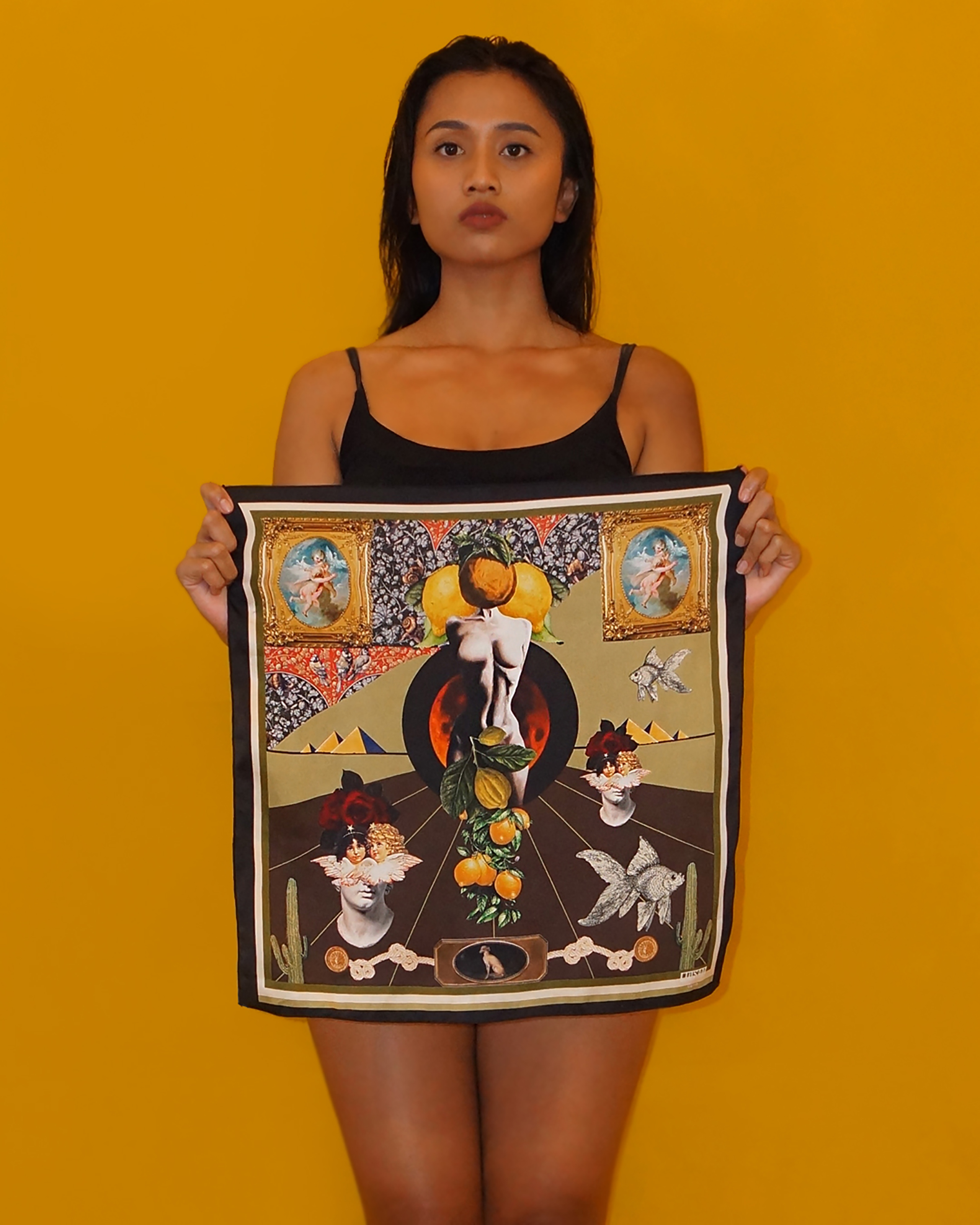 Silk Scarf 48 x48 Aphrodite