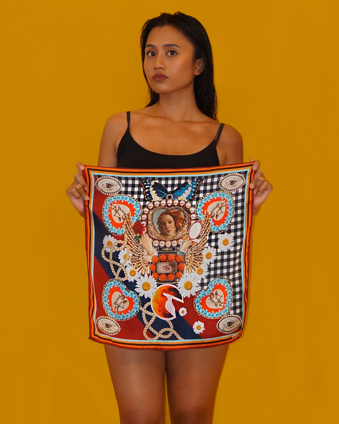 Silk Scarf 48 x 48 Venus Fantasy