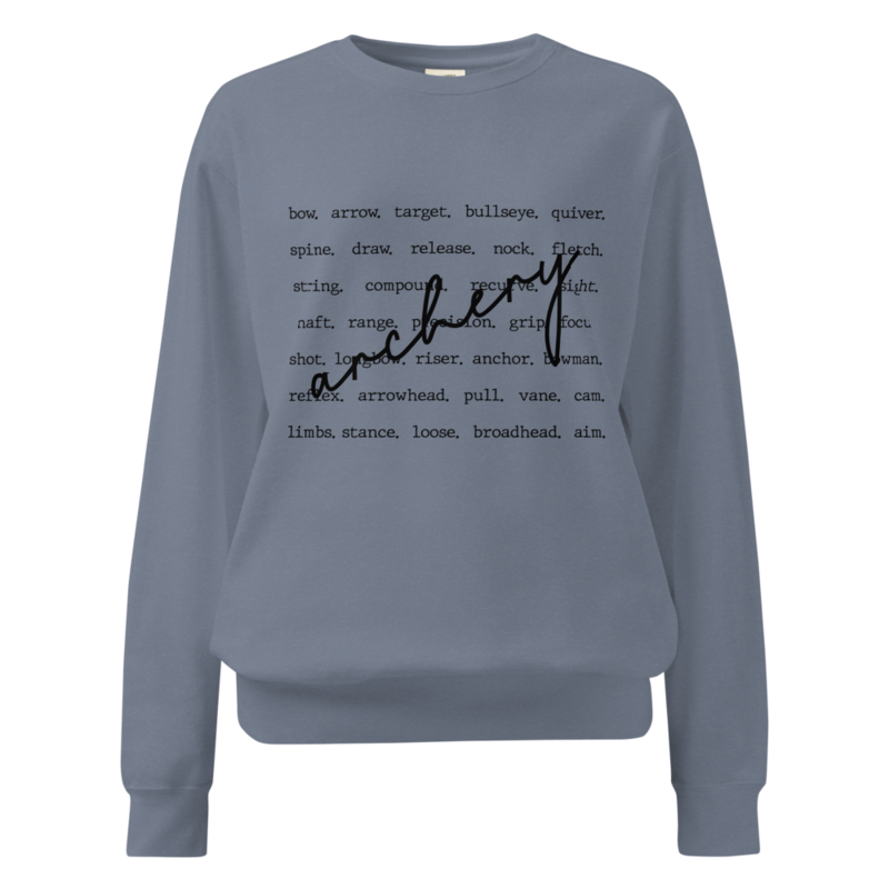 Comfort Colors Unisex Crewneck Sweatshirt For Archery Fans