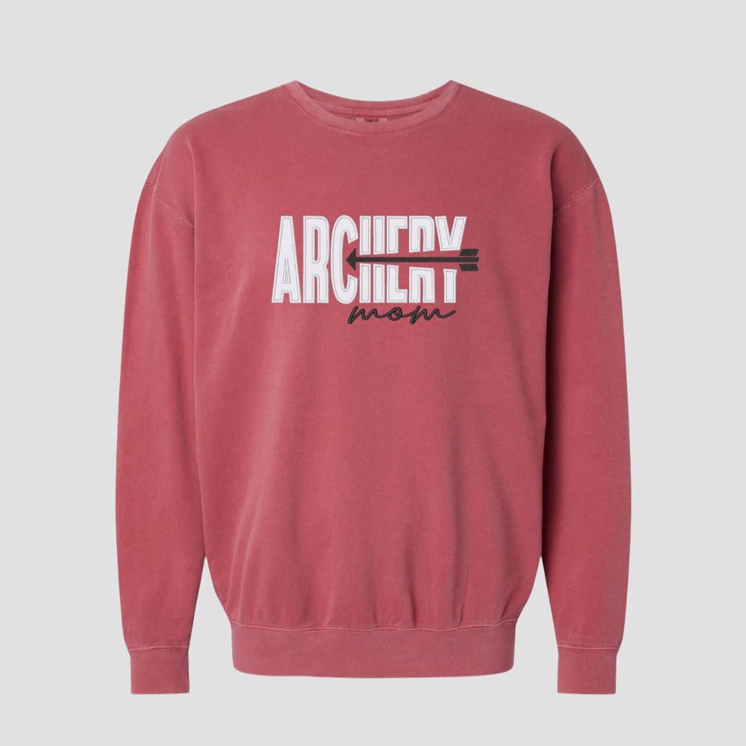 Comfort Colors Crewneck Archery Mom Sweatshirt
