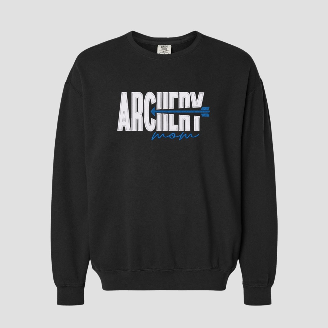 Comfort Colors Crewneck Archery Mom Sweatshirt