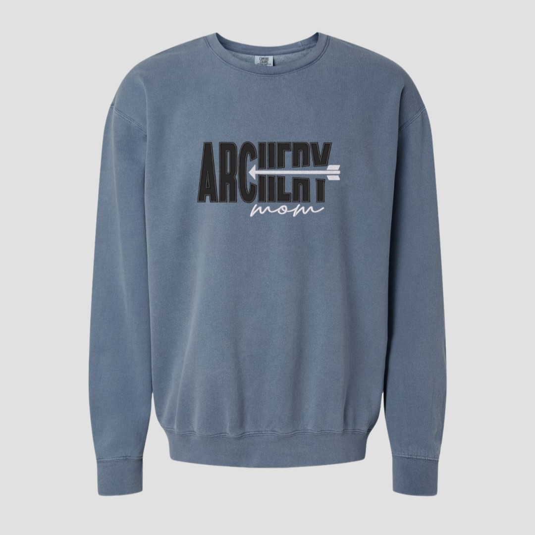 Comfort Colors Crewneck Archery Mom Sweatshirt