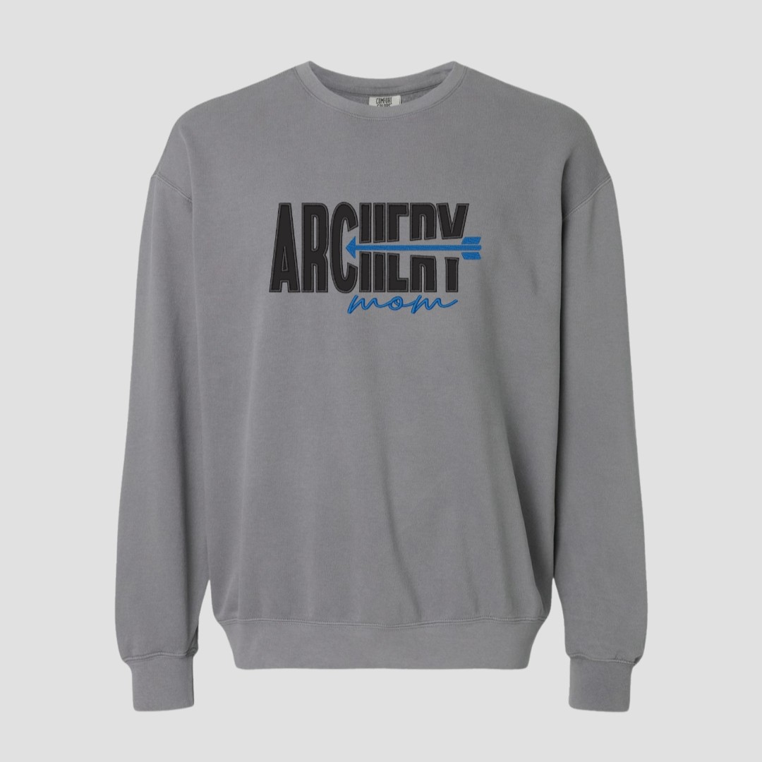 Comfort Colors Crewneck Archery Mom Sweatshirt