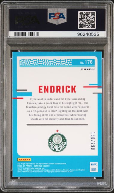 Endrick 2023-24 Donruss PSA 9