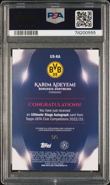 Karim Adeyemi 2022-23 PSA 9