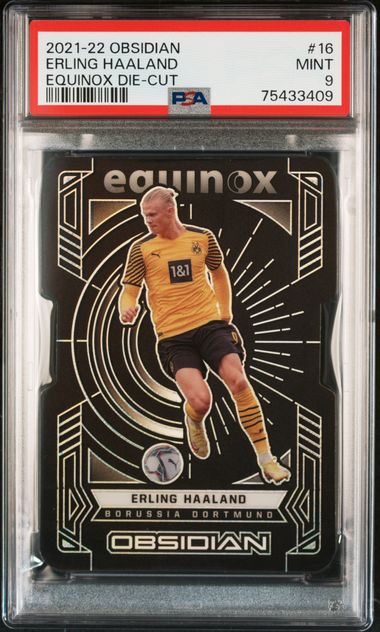 Erling Haaland 2021-22 Obsidian PSA 9 /99