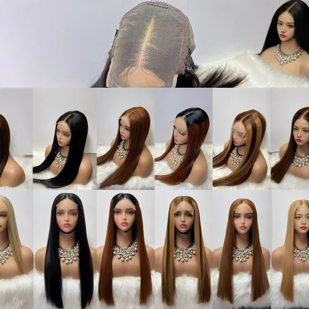 Flower Hair Factory 100% Raw Vietnamese Hair Bone Straight 5x5 Glueless Lace Closure Wig SDD Lace Wig