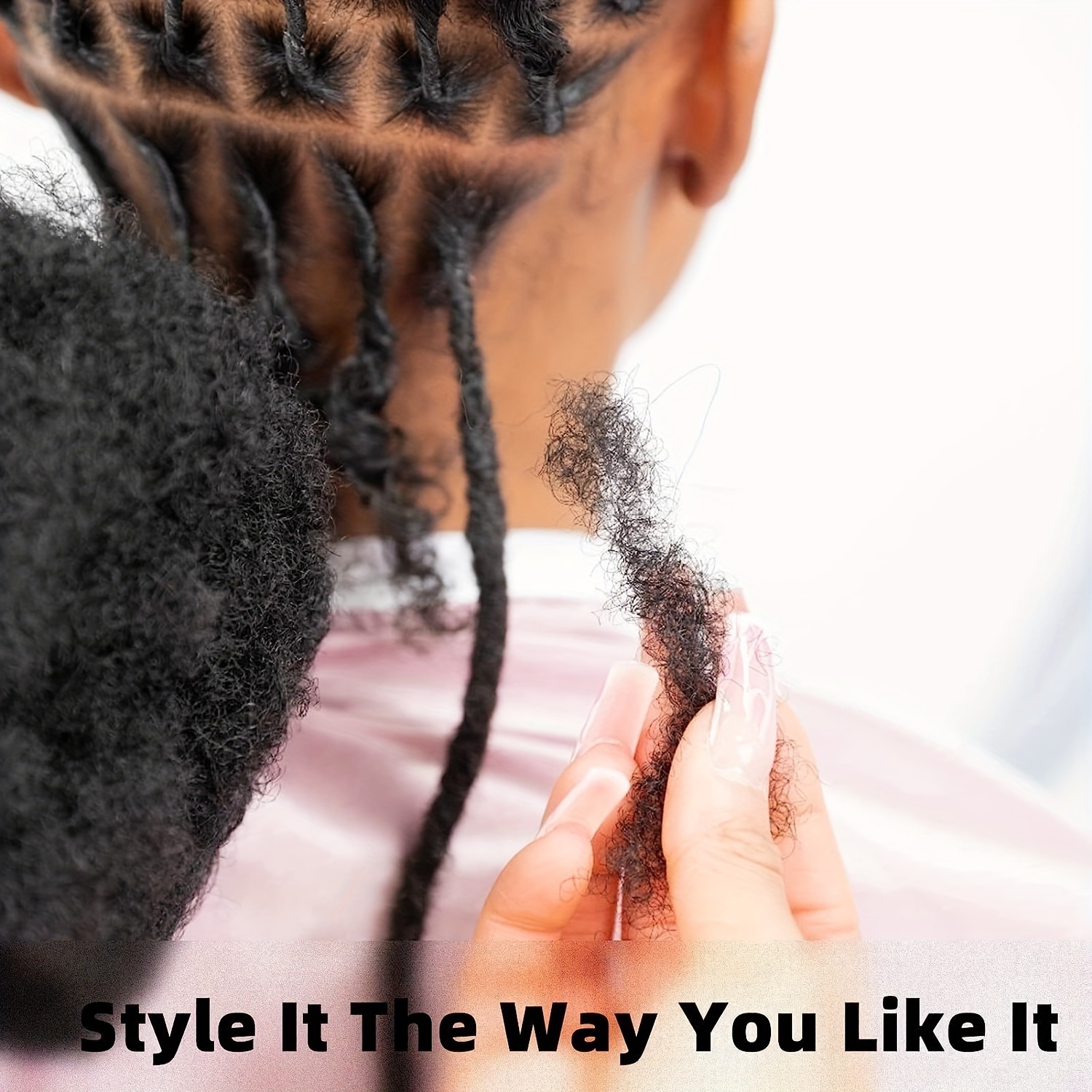 Afro Kinky Bulk Dreadlock Human Hair Extensions