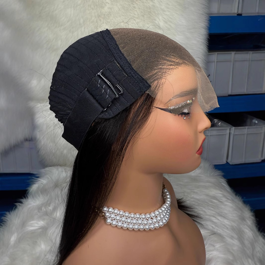 Flower Hair Factory Premium Human Hair 5x7 Glueless Wigs Body Wave Deep Curly Collection Deep wave Lace Closure wig