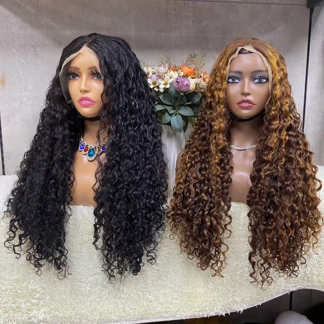 Flower Hair Factory 300% Density Bone Straight 100% Raw Vietnamese Hair Super Double Drawn13x4 Lace Front Wig