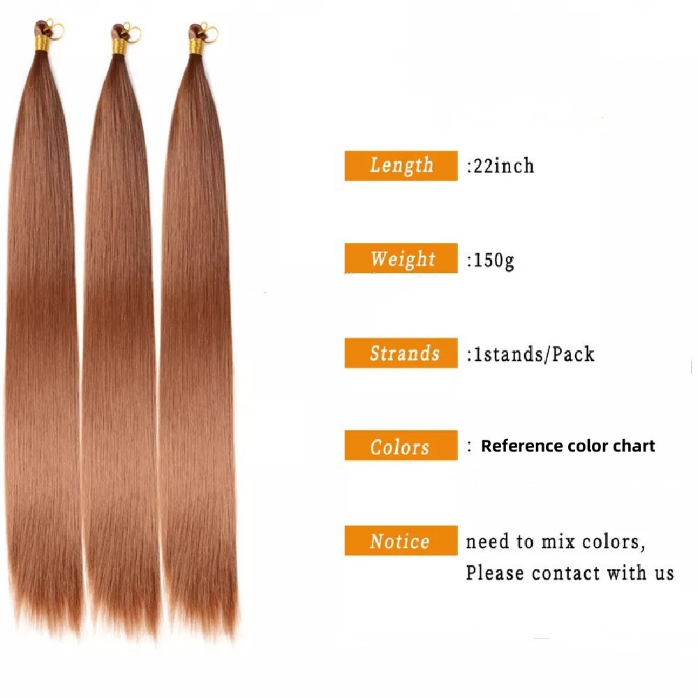 Synthetic Straight Hair Bulk
