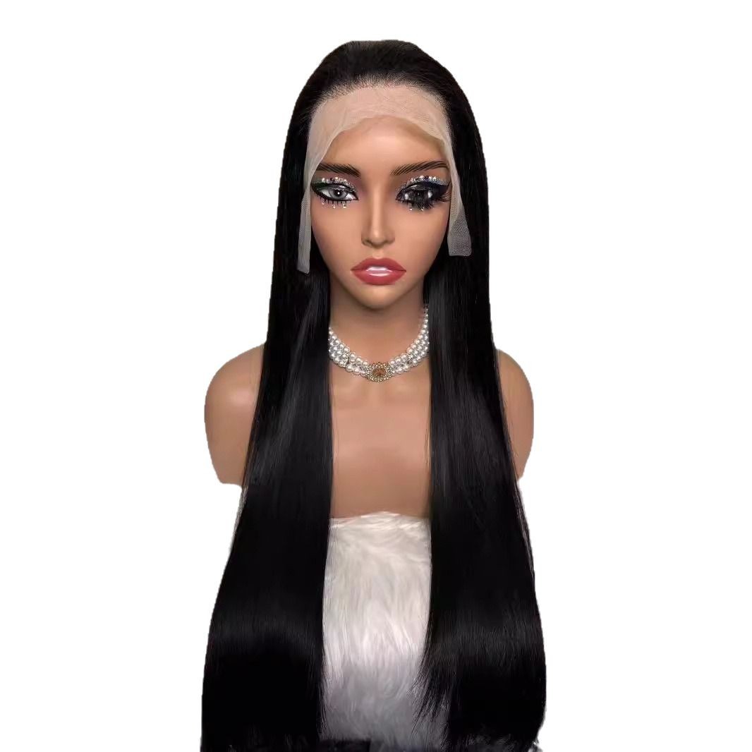 Flower Hair Factory 350% Density Long Bone Straight 100% Raw Hair SDD Lace Frontal Wigs