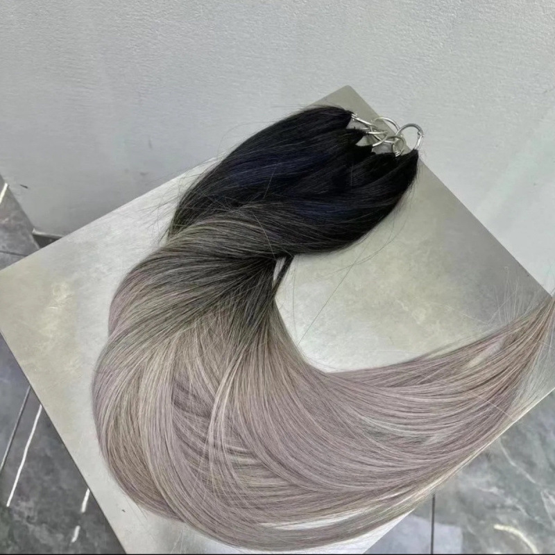 Flower Hair Factory Custom Second Generation 2nd Micro Loop Hair Third Generation 3rd Feather Hair Extensions