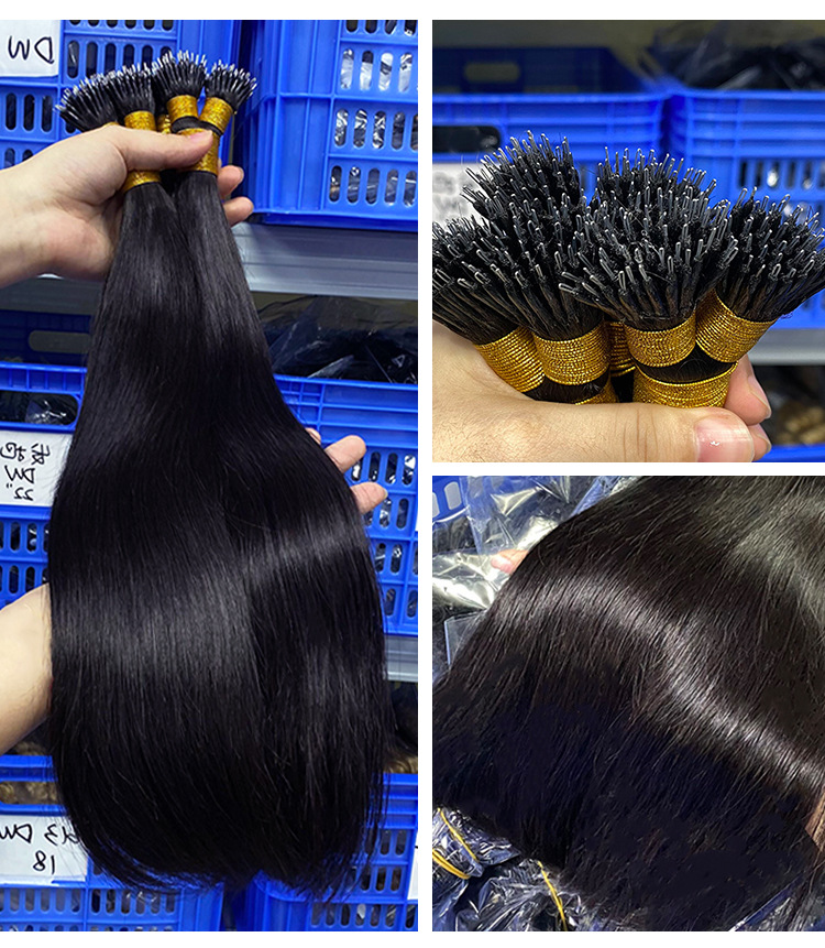 Flower Hair Factory Custom Premium Blonde Nano Ring Hair Extensions