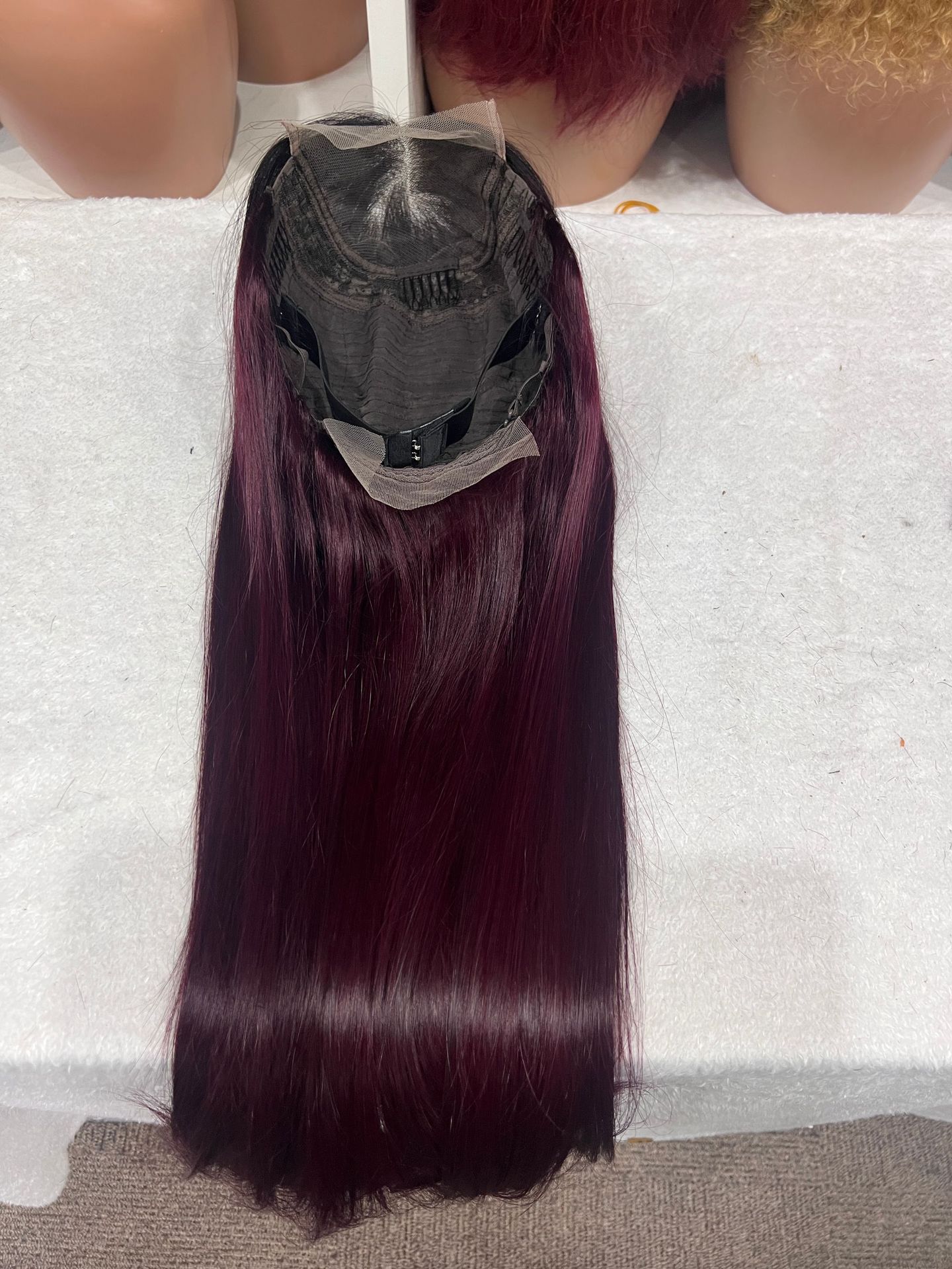 280% Density SDD Bone Straight 4x4 Lace Wigs 100% Raw Vietnamese Hair Super Double Drawn Straight Lace Closure Wig