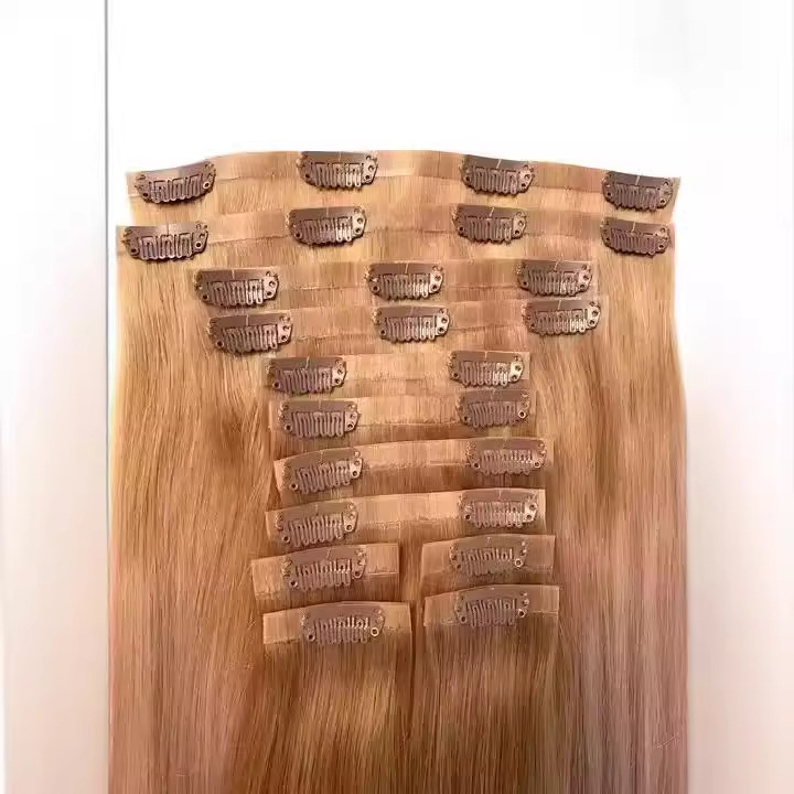 Flower Hair Factory Custom Invisible Injected Clip-In Hair Extensions