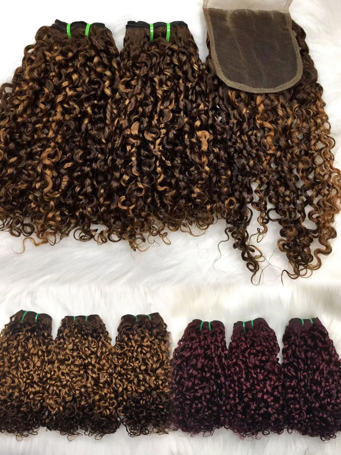 100% Raw Hair SDD Super Double Drawn Pixie Curly Burmese Curly Hair Weft Bundles Waves Extensions