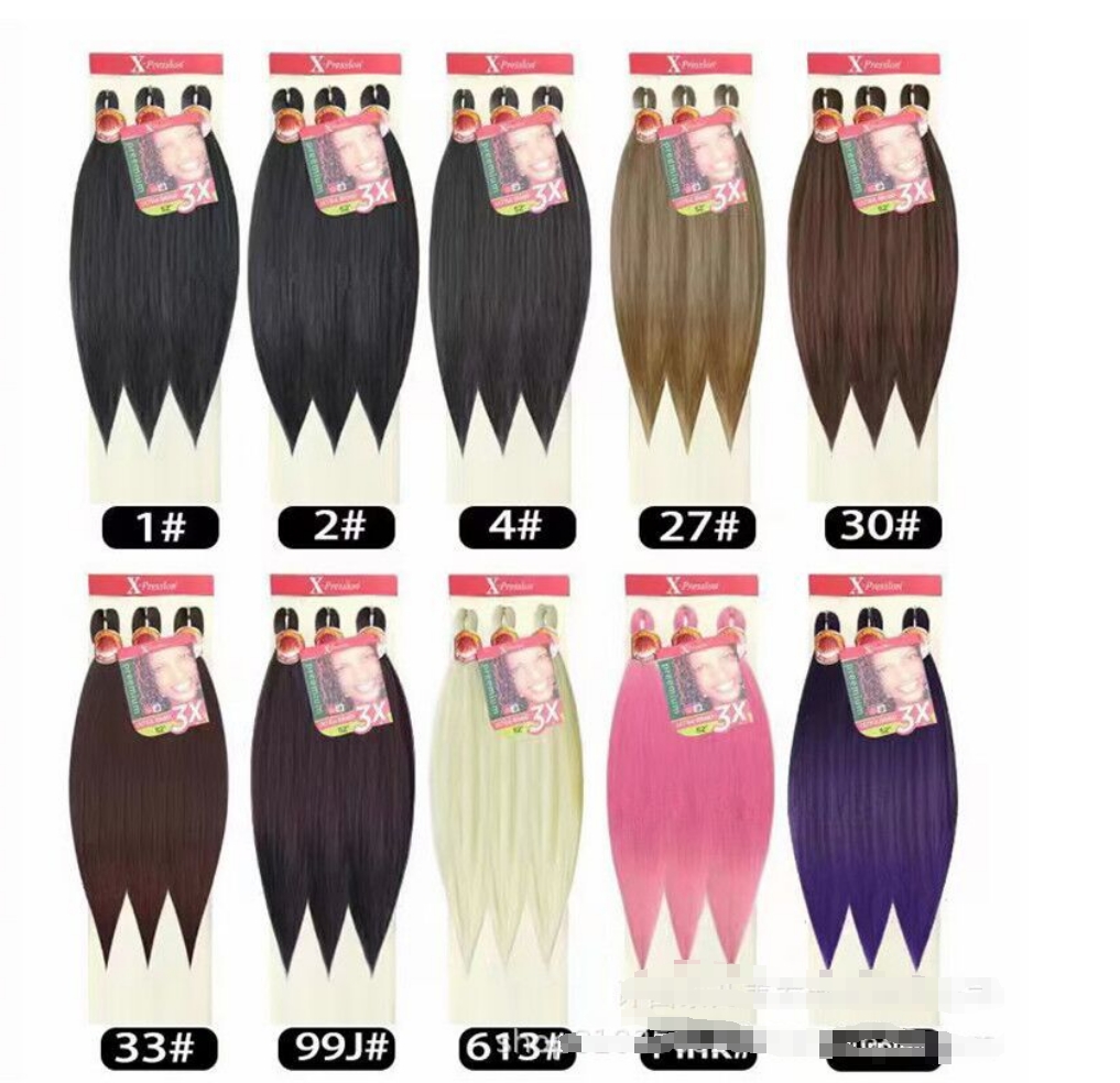 Synthetic Hair Pre-stretched Braiding Hair bulk