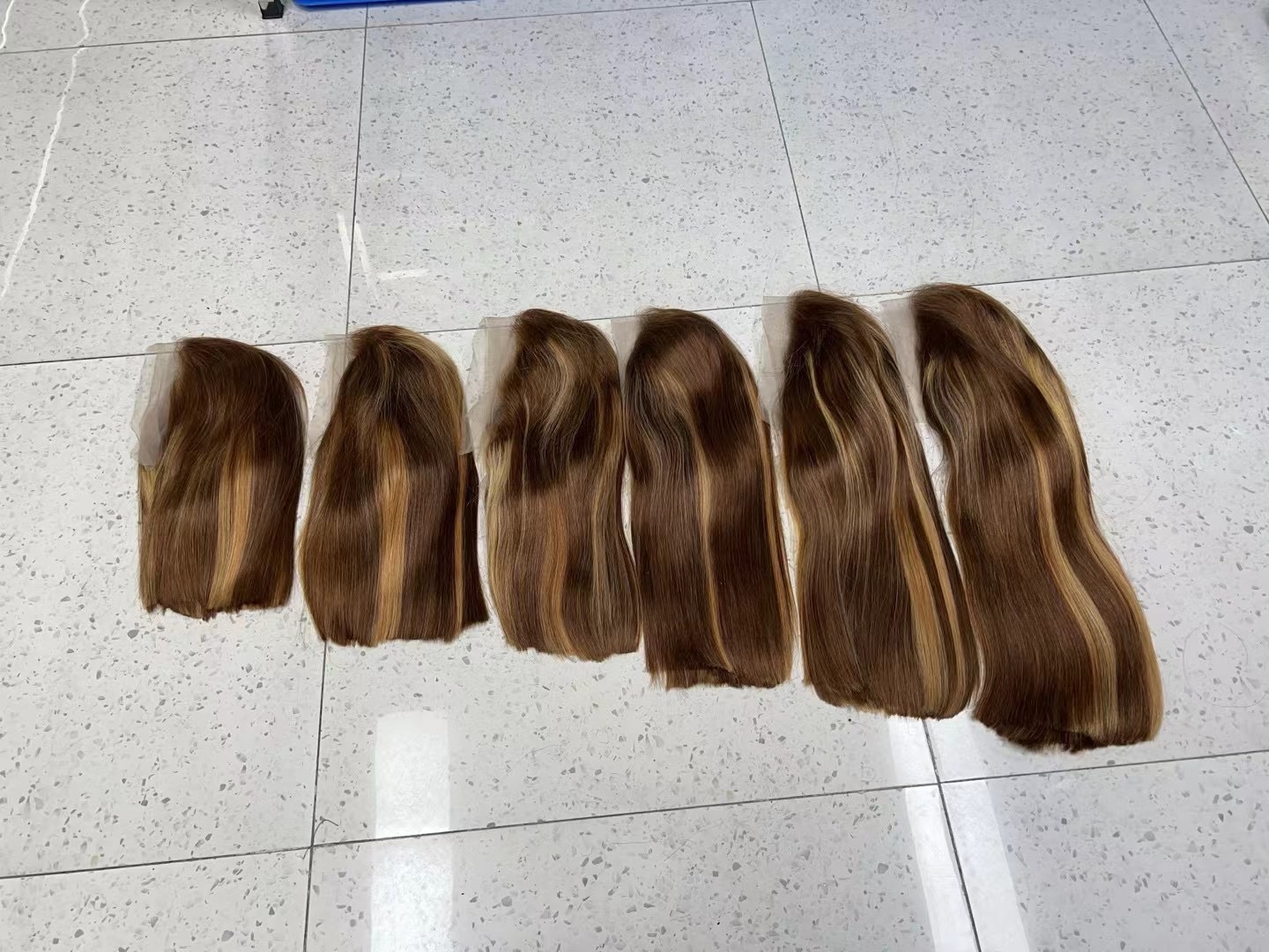 Flower Hair Factory 300% Density Bone Straight 100% Raw Vietnamese Hair Super Double Drawn13x4 Lace Front Wig
