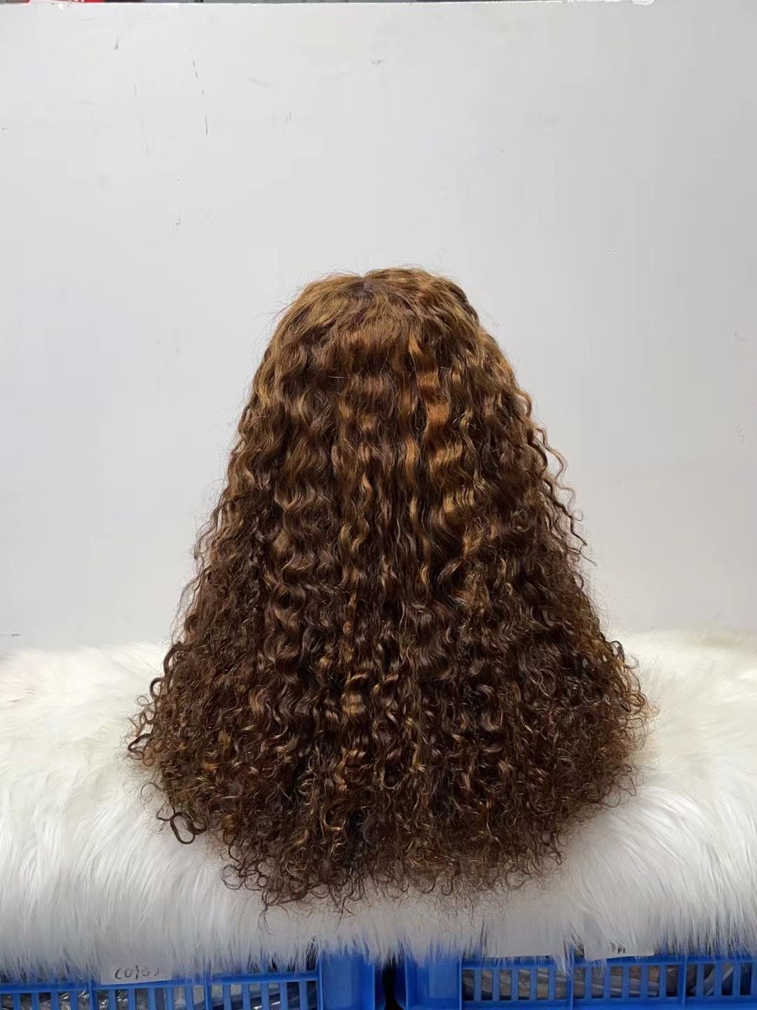 Flower Hair Factory 100% Natural Real Hair 5x5 Glueless Roma Curly Lace Closure Wigs 300% Density 