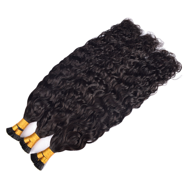 Flower Hair Factory Stock 100% Natural Human Hair I tip Hair Extensions