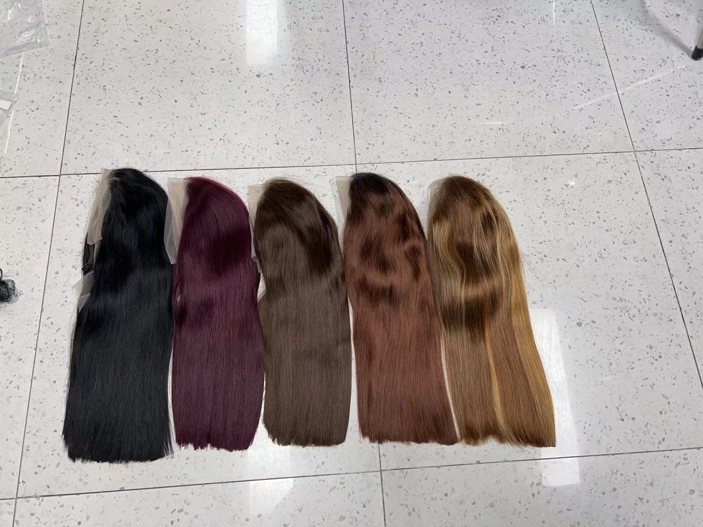 Flower Hair Factory 300% Density Bone Straight 100% Raw Vietnamese Hair Super Double Drawn13x4 Lace Front Wig