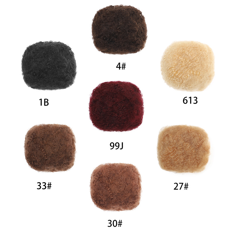Afro Kinky Bulk Dreadlock Human Hair Extensions