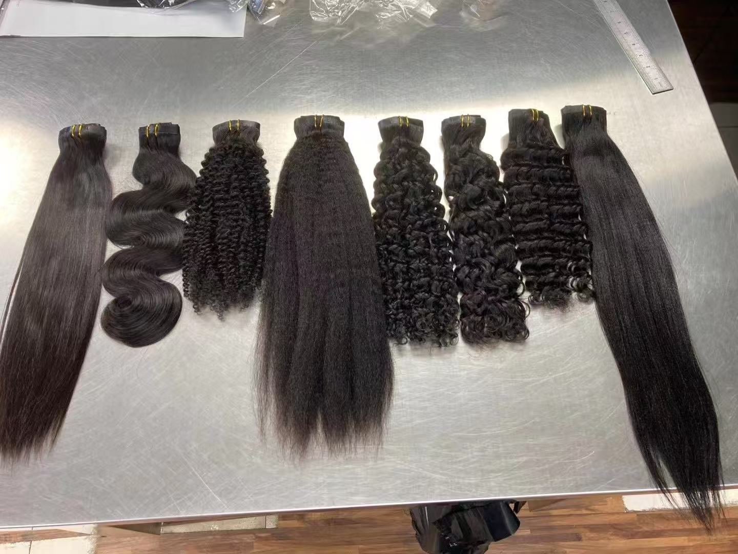 Flower Hair Factory Stock Human Hair Extensions Seamless Pu Clip In Hair