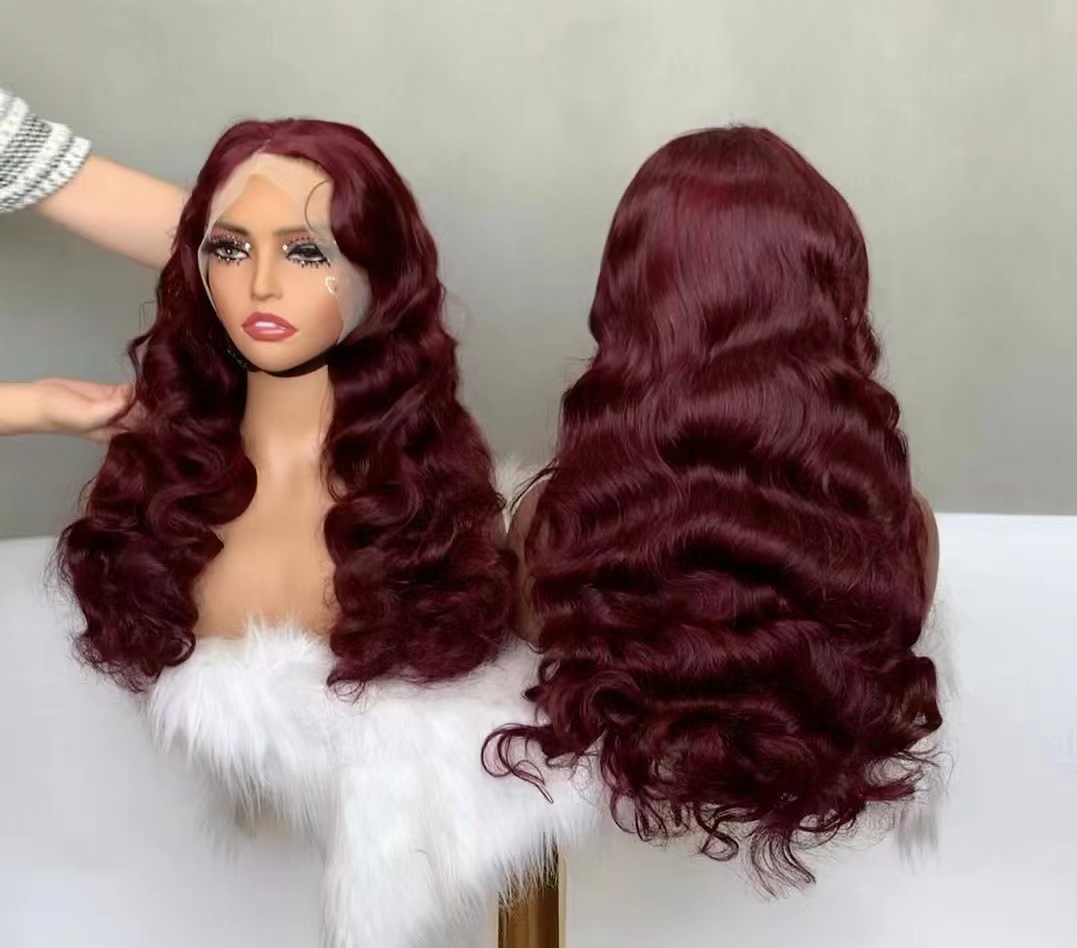 Flower Hair Factory 300% Density SDD Super Double Drawn Loose Body 100% Raw Hair Lace Frontal Wigs