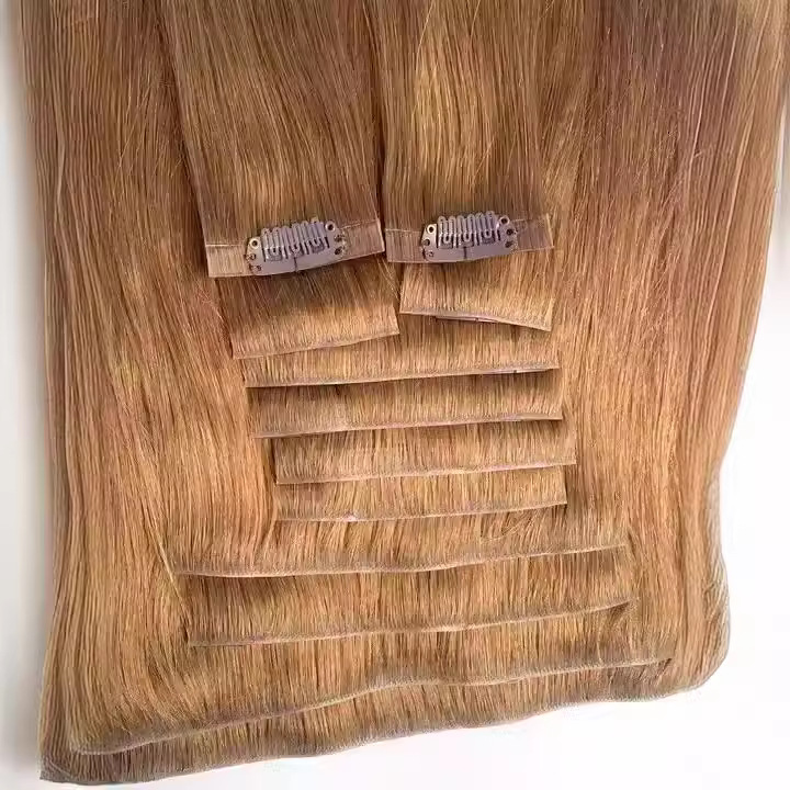 Flower Hair Factory Custom Invisible Injected Clip-In Hair Extensions
