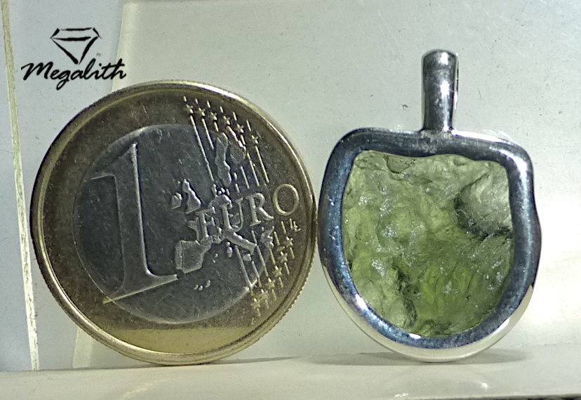 Moldavit Anhänger Rohstein (A809)