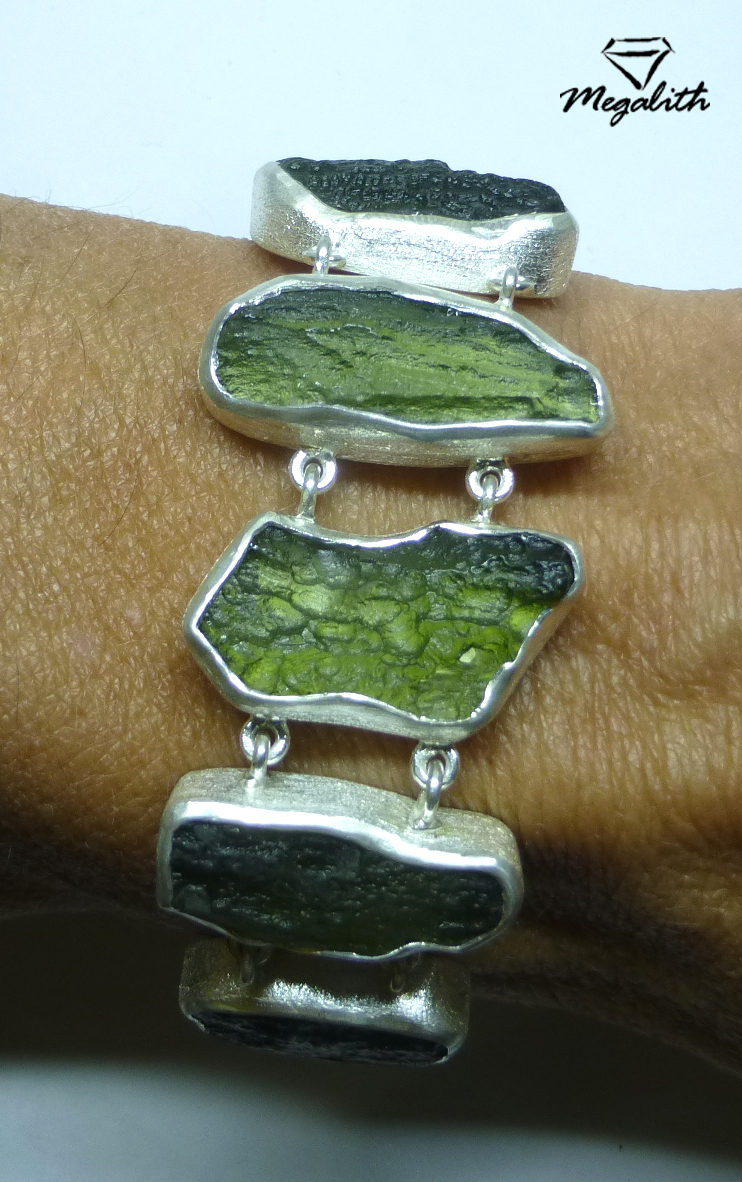 Moldavit Armband