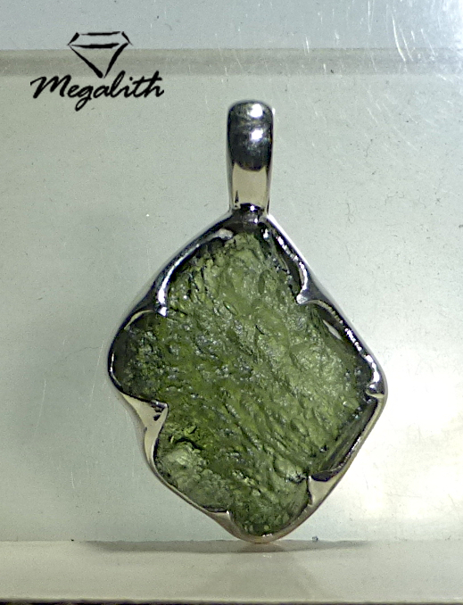 Moldavit Anhänger Rohstein (A807)