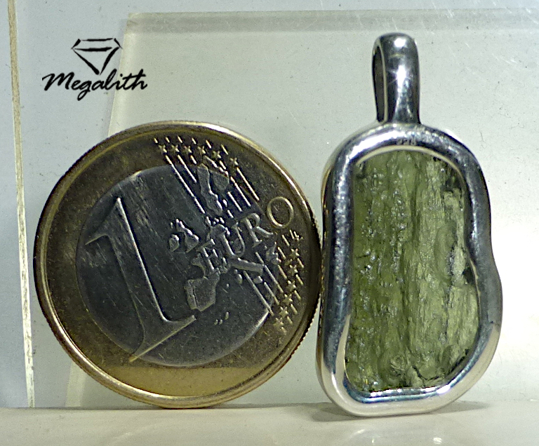 Moldavit Anhänger Rohstein (A808)