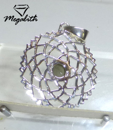Moldavit Anhänger Sahasrara