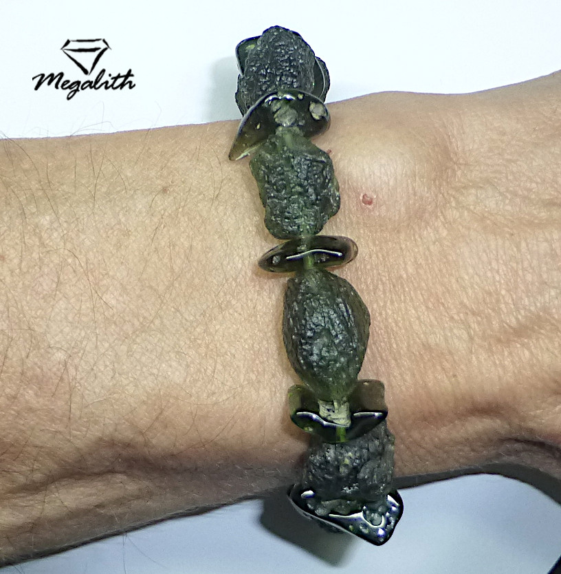 Moldavit Armband